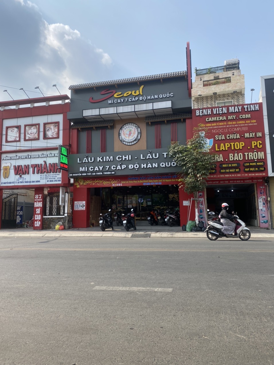 Công trình mì cay 7 câp độ Seoul 89 Nguyễn Văn Tiết, Thuận An, Bình Dương