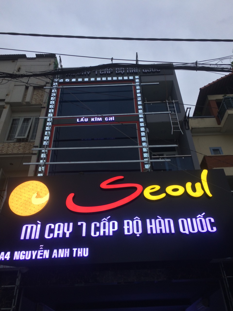 Công trình lẩu mì cay 7 cấp độ Nguyễn Anh Thu